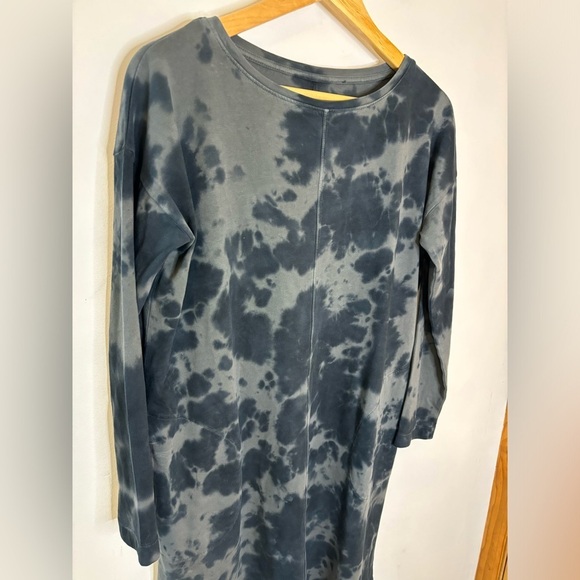 J. Jill Tie Dye Cotton Cloud Long Sleeve Dress - Picture 6 of 6